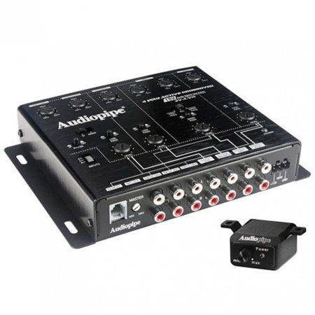 AUDIOPIPE Audiopipe XV4V15 4 Way Crossover with 6 Channel Input & 8 Channel Output XV4V15